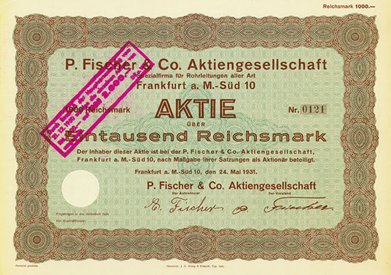 P. Fischer & Co. AG