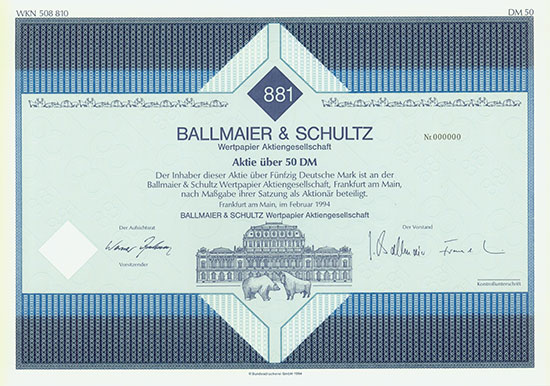 Ballmaier & Schultz Wertpapier AG