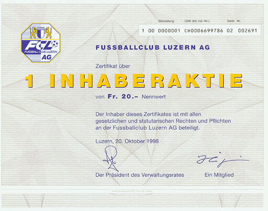 Fussballclub Luzern AG