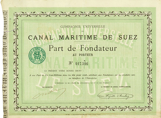Compagnie Universelle du Canal Maritime de Suez
