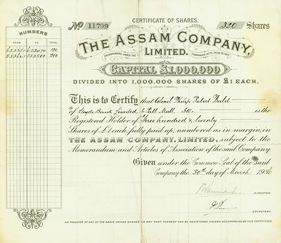 Assam Company, Limited