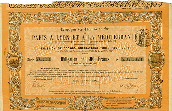 Compagnie des Chemins de fer de Paris a Lyon et a la Méditerranée