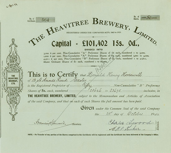 Heavitree Brewery, Limited