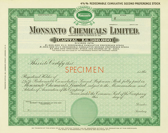 Monsanto Chemicals Limited