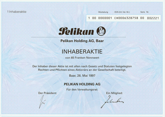 Pelikan Holding AG