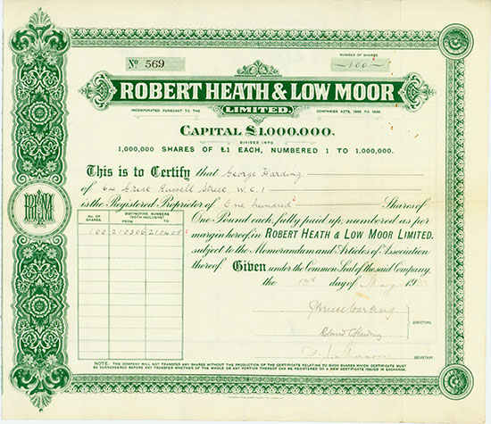 Robert Heath & Low Moor Limited