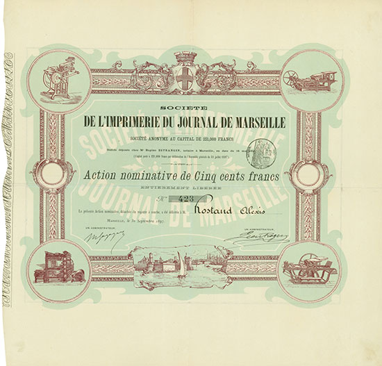 Société de l'Imprimerie Du Journal de Marseille