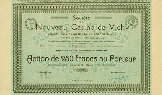 Société du Nouveau Casino de Vichy