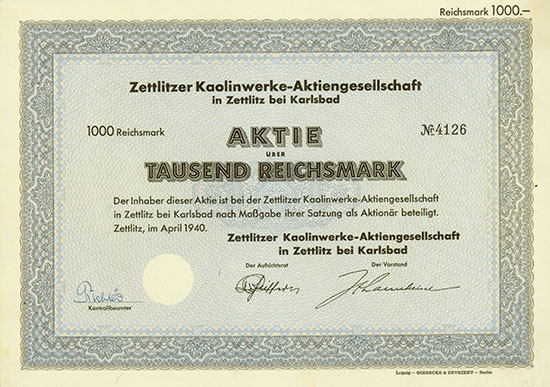 Zettlitzer Kaolinwerke-AG