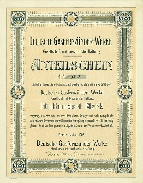 Deutsche Gasfernzünder-Werke GmbH 