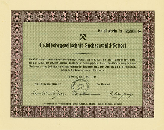 Erdölbohrgesellschaft Sachsenwald-Sottorf