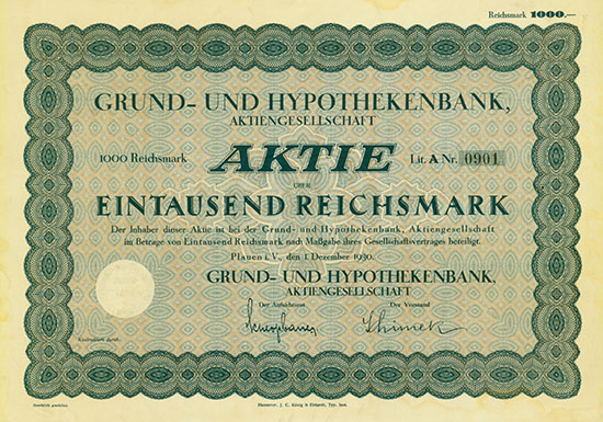Grund- und Hypothekenbank, AG