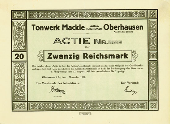 Tonwerk Mackle AG