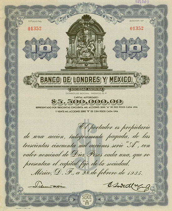 Banco de Londres y Mexico Sociedad Anónima