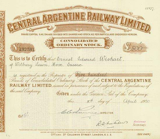 Central Argentine Railway Limited