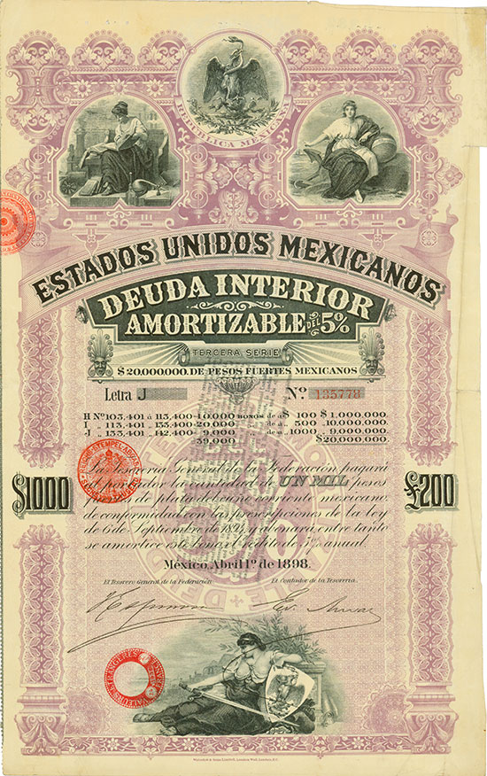 Estados Unidos Mexicanos [2 Stück]