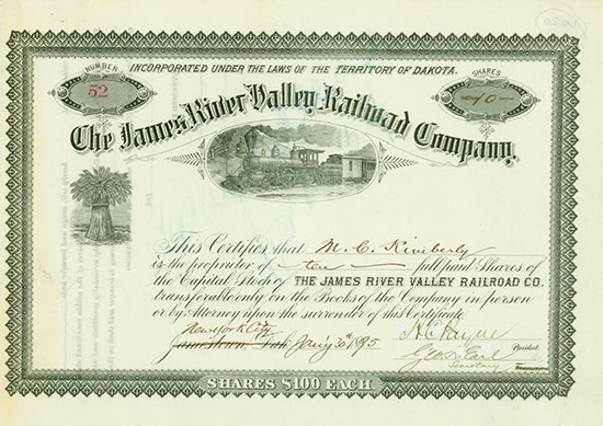 James River Valley Railroad Company