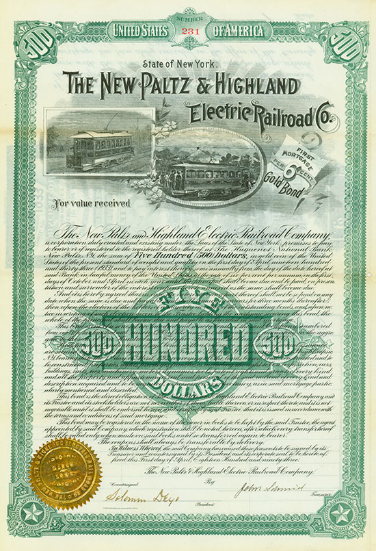 New Paltz & Highland Electric Railroad Company