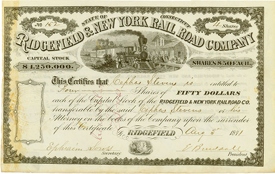 Ridgefield & New York Rail Road Company