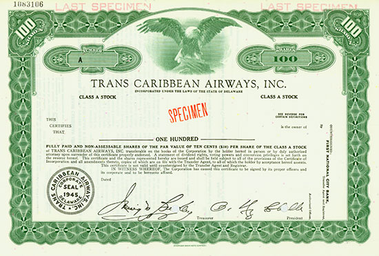 Trans Caribbean Airways, Inc.