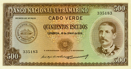 Cape Verde - Banco Nacional Ultramarino - Pick 50a