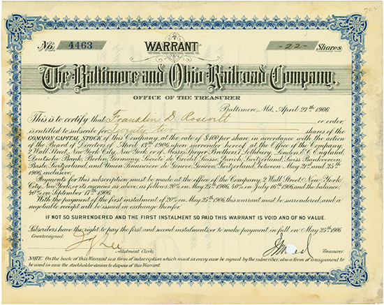 Baltimore and Ohio Railroad Company