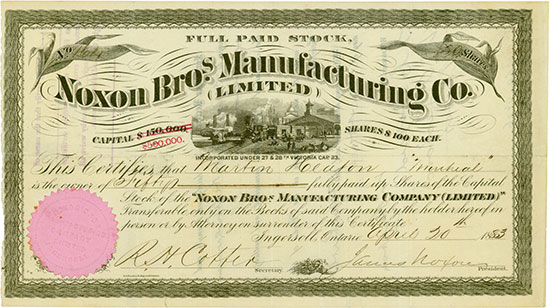 Noxon Bros. Manufacturing Co. (Limited)