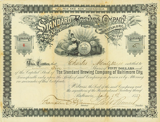 Standard Brewing Company of Baltimore City