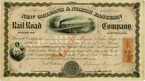 New Orleans & North Eastern Rail Road Company