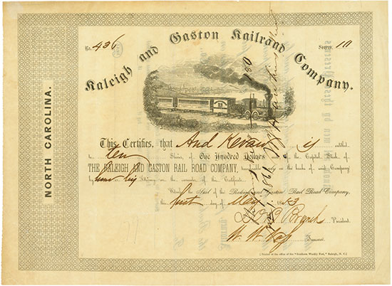 Raleigh and Gaston Railroad Company