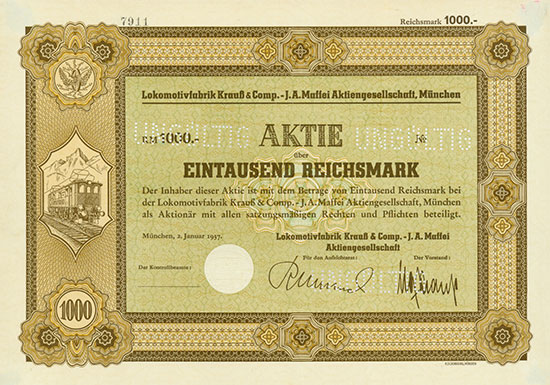 Lokomotivfabrik Krauss & Comp. - J. A. Maffei AG
