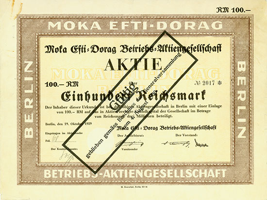 Moka Efti-Dorag Betriebs-Aktiengesellschaft