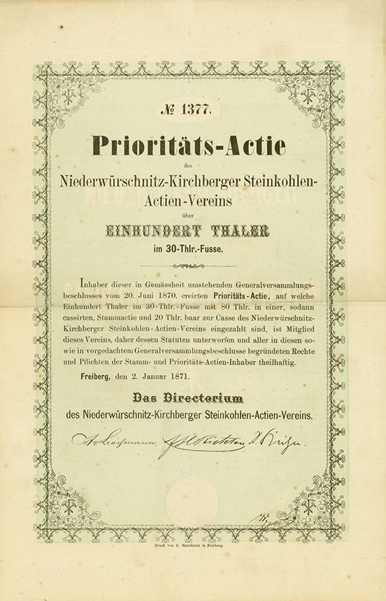 Niederwürschnitz-Kirchberger Steinkohlen-Actien-Verein