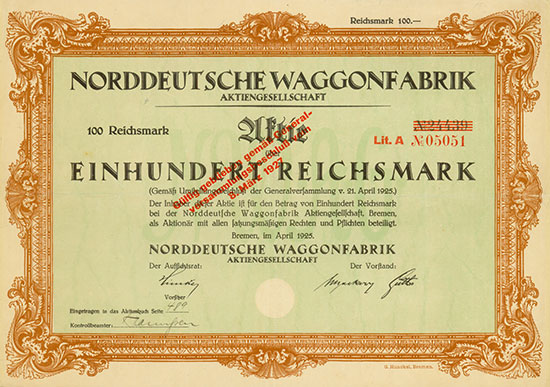 Norddeutsche Waggonfabrik AG