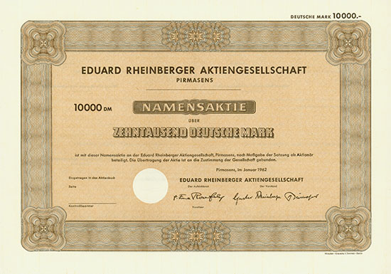 Eduard Rheinberger AG