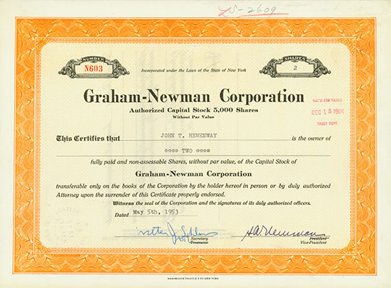 Graham-Newman Corporation