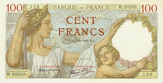 France: Banque de France: Pick 94