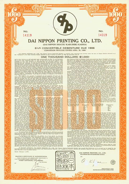 Dai Nippon Printing Co., Ltd.