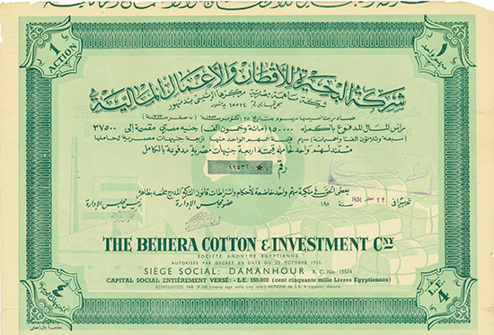 Behera Cotton & Investment Cny Société Anonyme Egyptienne