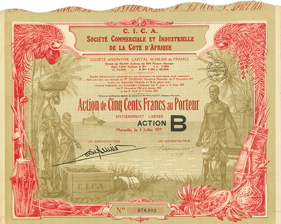 C.I.C.A. Société Commerciale et Industrielle de la Cote d'Afrique