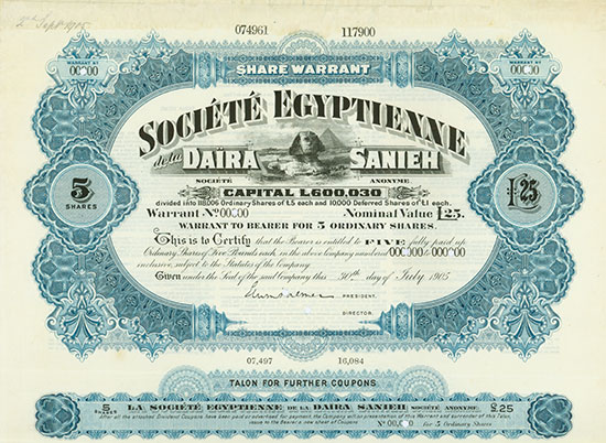 Société Egyptienne de la Daira Sanieh Société Anonyme