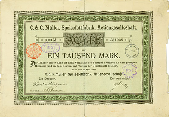 C. & G. Müller Speisefettfabrik AG