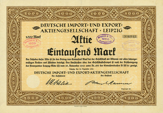Deutsche Import- und Export-AG