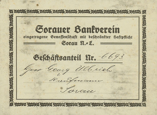 Sorauer Bankverein eGen.mbH