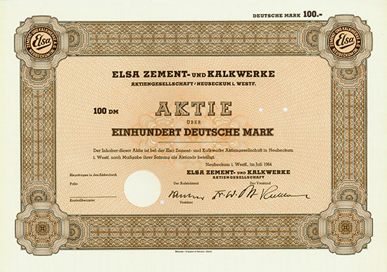 Elsa Zement- und Kalkwerke AG