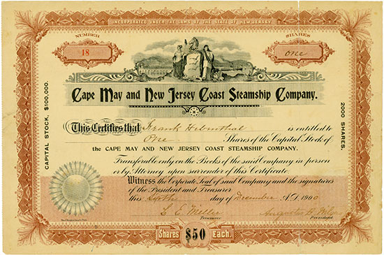 Cape May and New Jersey Coast Steamship Company