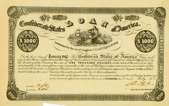 Confederate States of America (Ball 35, Criswell 77)