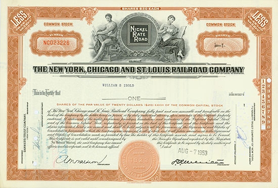 New York, Chicago and St. Louis Railroad Company