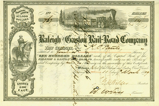 Raleigh and Gaston Rail-Road Company