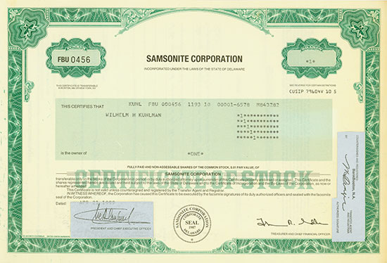 Samsonite Corporation